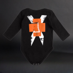 Babygrow long-sleeved ”Weißes Kreuz” - Image 2