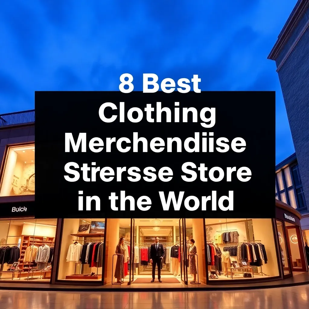 Top 8 Best Clothing Merchandise Stores in the World