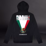 Rammstein “Live in Mexico City” Full Zip Hoodie featuring a bold Mexico City concert-inspired design and full-zip front.